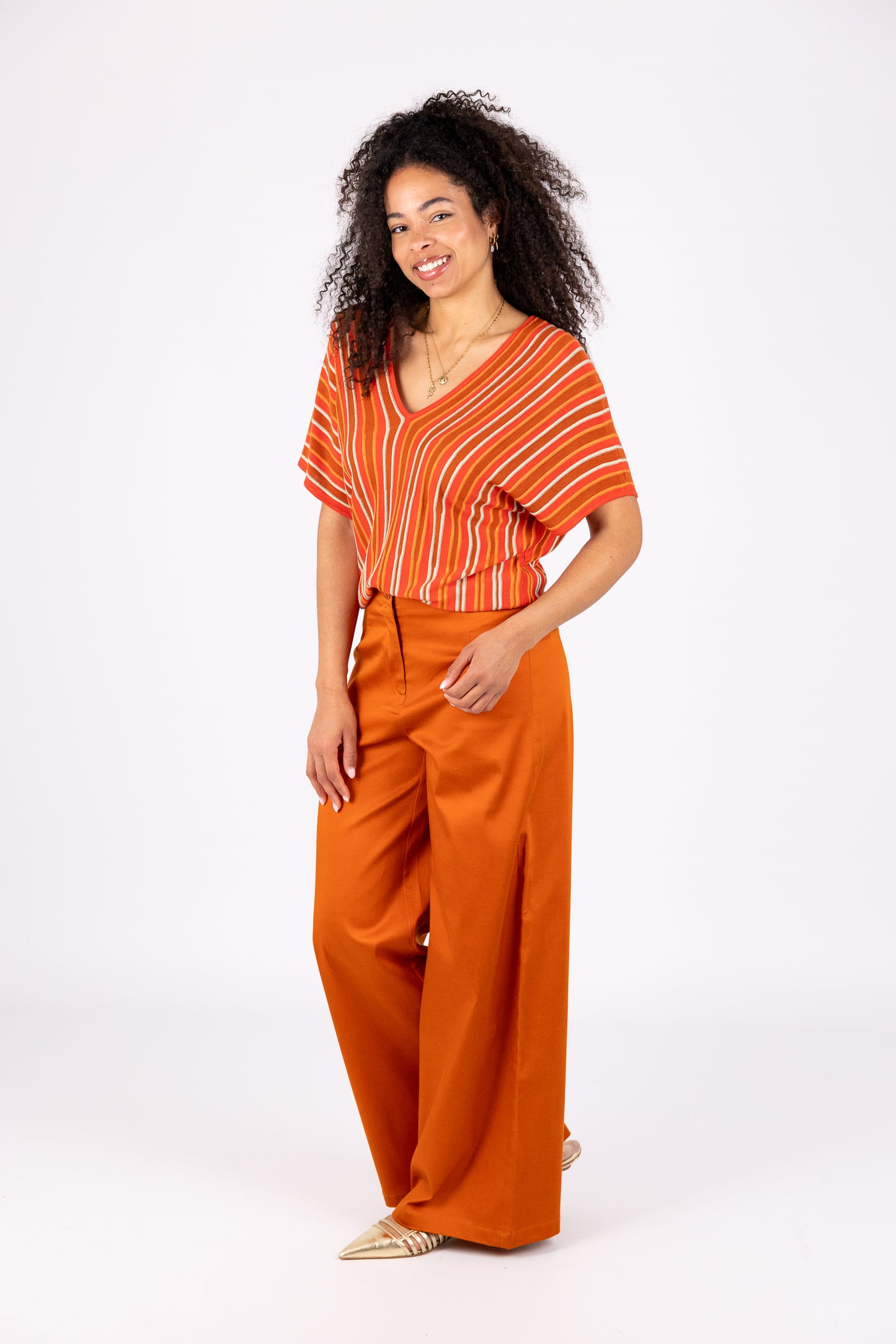 Surkana - Pantalone palazzo elasticizzato