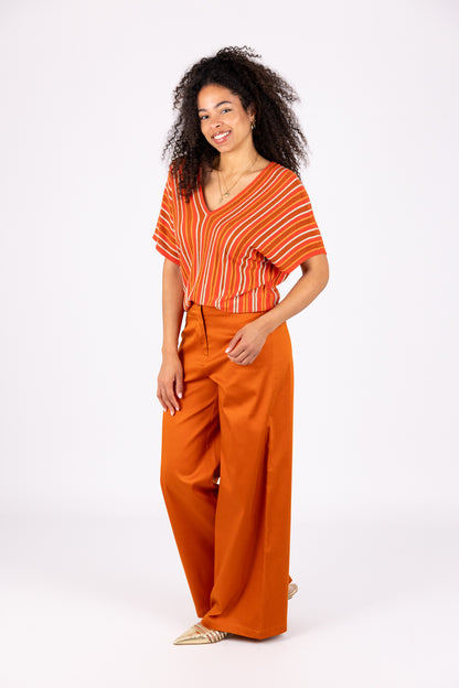 Surkana - Pantalone palazzo elasticizzato