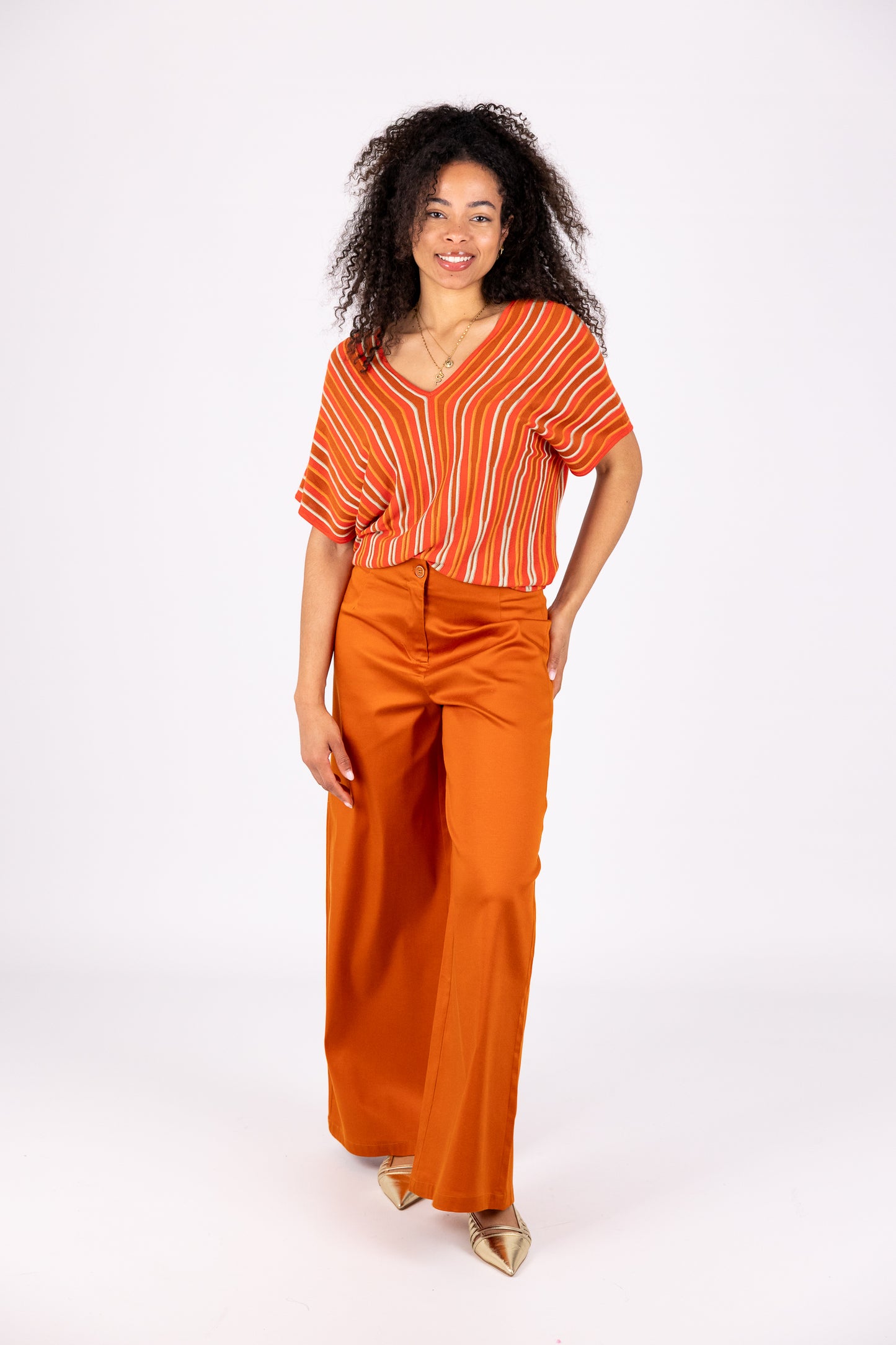Surkana - Pantalone palazzo elasticizzato