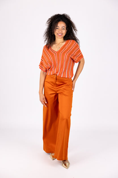 Surkana - Pantalone palazzo elasticizzato