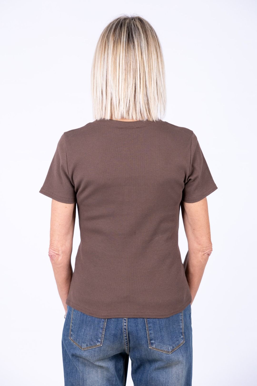 Le Streghe - T-shirt costine con bottoni