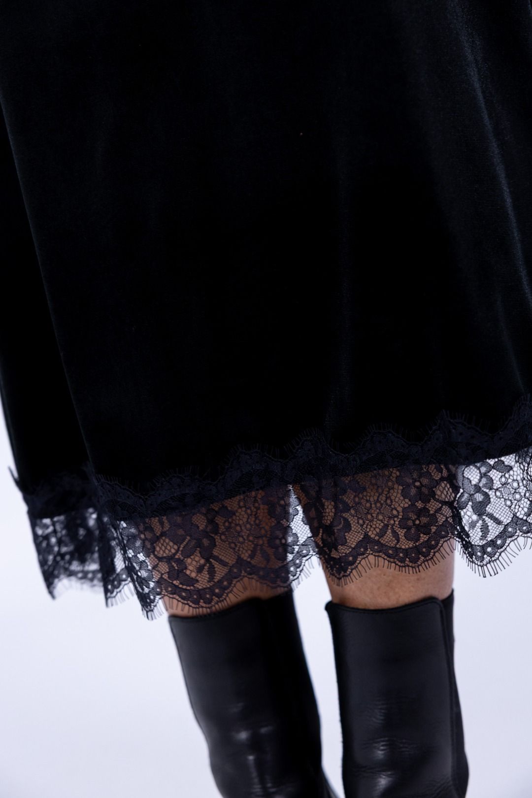 Susy Mix - Gonna ciniglia con pizzo