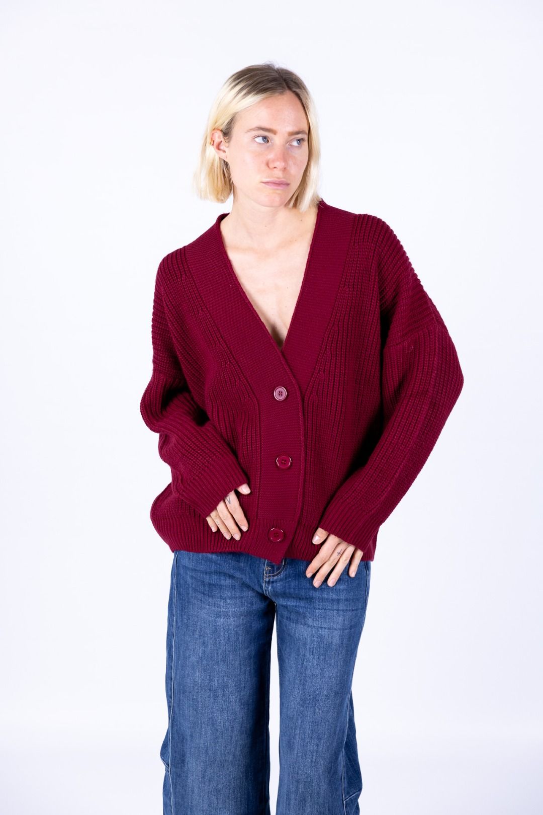 Susy Mix - Cardigan tre bottoni