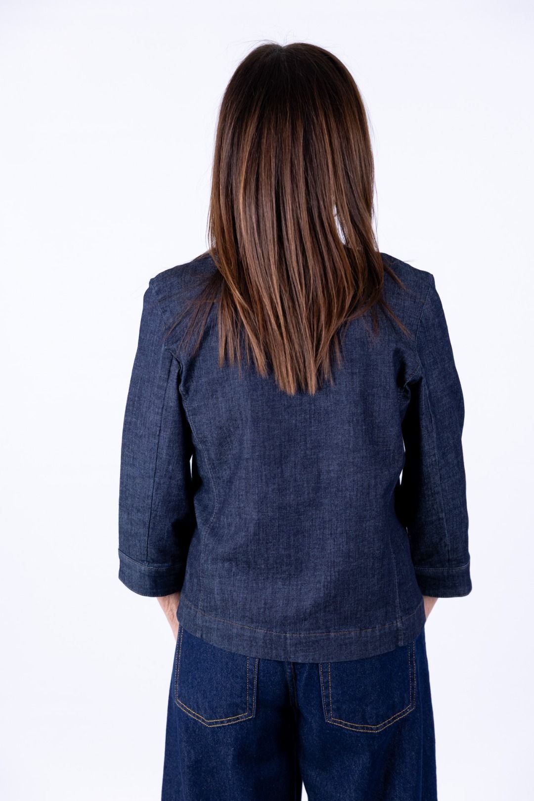 Ragno - Giacca Light Denim manica 3/4