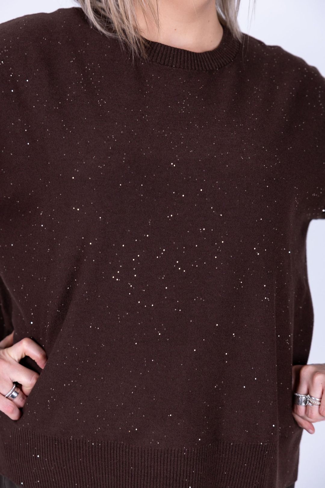 Susy Star - Maglia manica 3/4 con punti luce