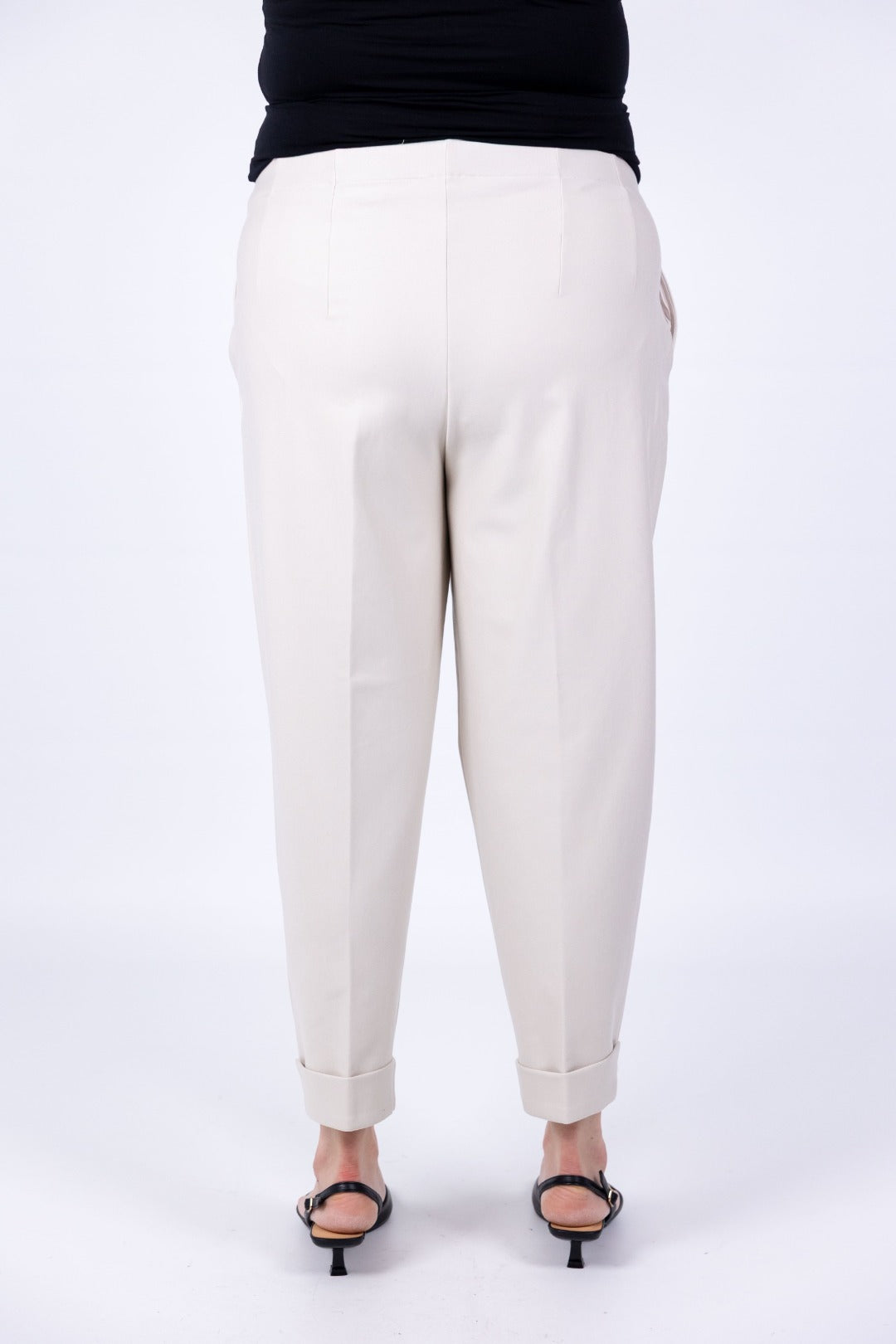 Ragno - Pantalone Carrot con tasche s/cintura