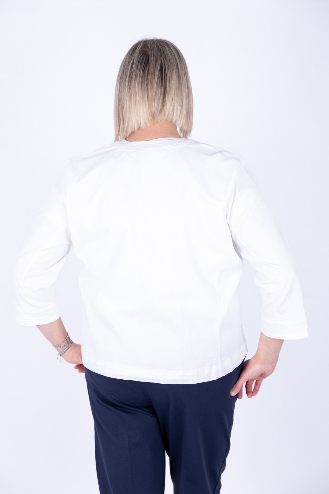 Ragno - Giacca Light Denim manica 3/4 C