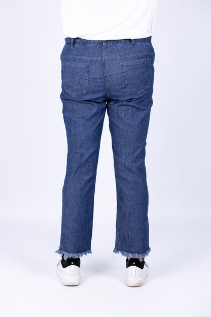 Ragno - Jeans straight pockets con frange C