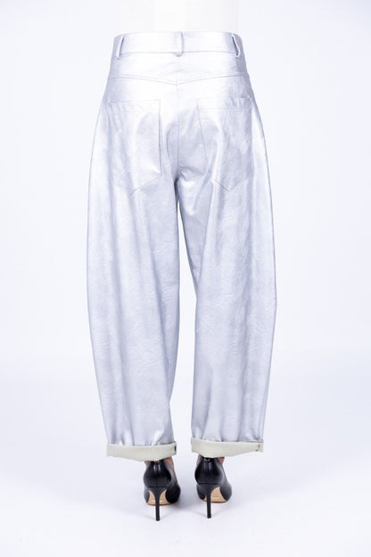 Tensione In - Pantalone ecopelle ovetto