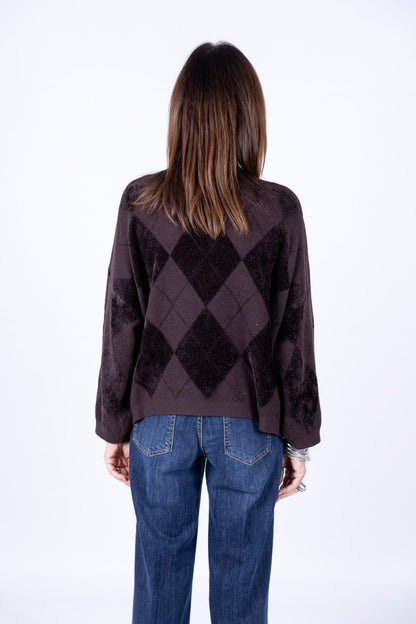 Susy Mix - Maglia con losanghe