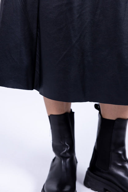 Le Streghe - Gonna Ecopelle con fibbie