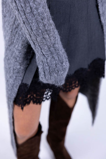 Susy Mix - Cardigan con treccia