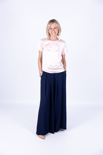 Imperial - Pantalone palazzo con pence