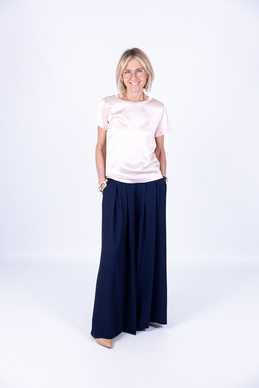 Imperial - Pantalone palazzo con pence