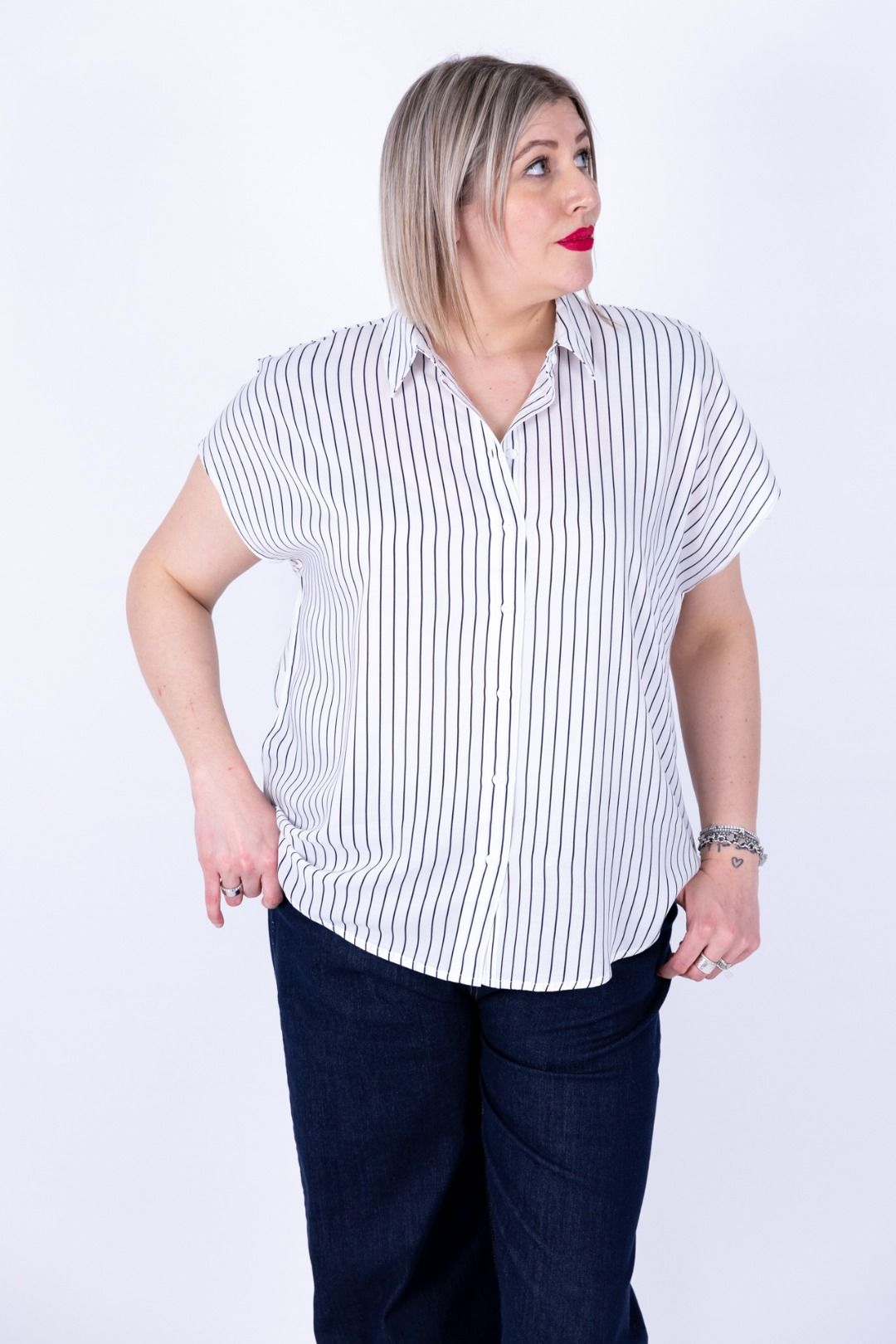 Ragno - Camicia collo Coreana ecoseta C