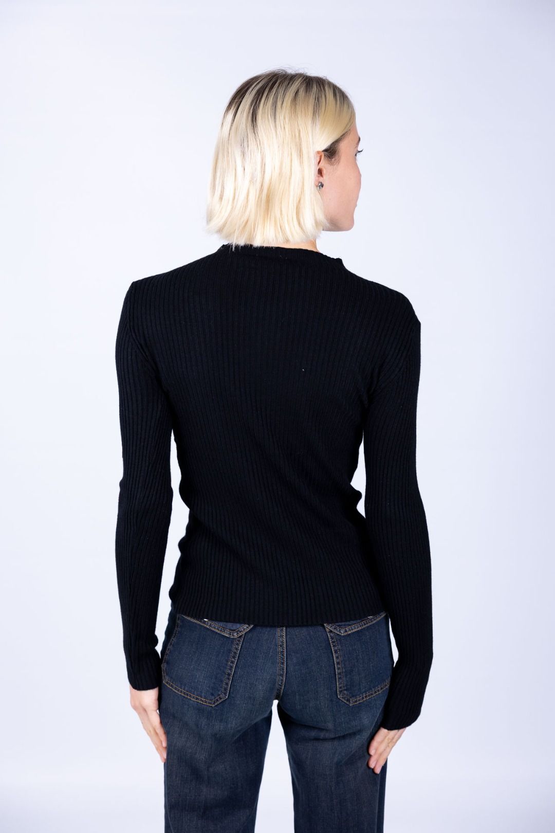 Susy Mix - Maglia lupetto costina