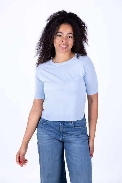 Novepuntouno - Maglia viscosa manica 3/4