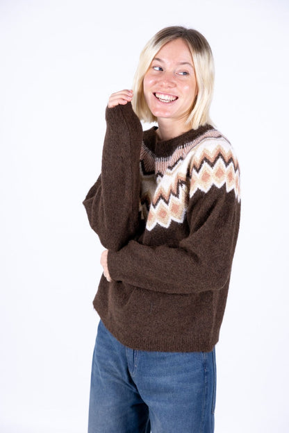 Susy Mix - Maglia jacquard lurex