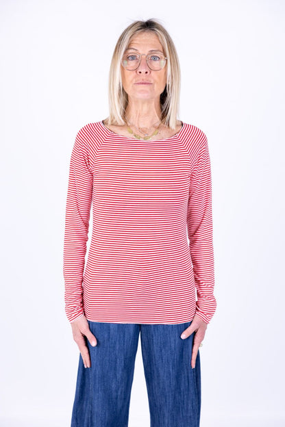 Susy Mix - Maglia barchetta righe