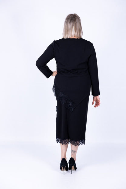 Dejavu - Maglia punto Milano con pizzo