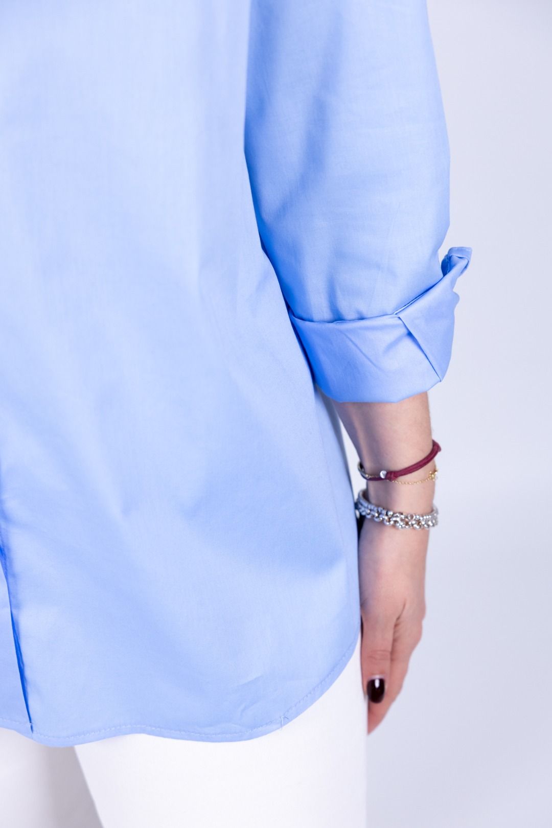 Susy Star - Camicia con bottone gioiello