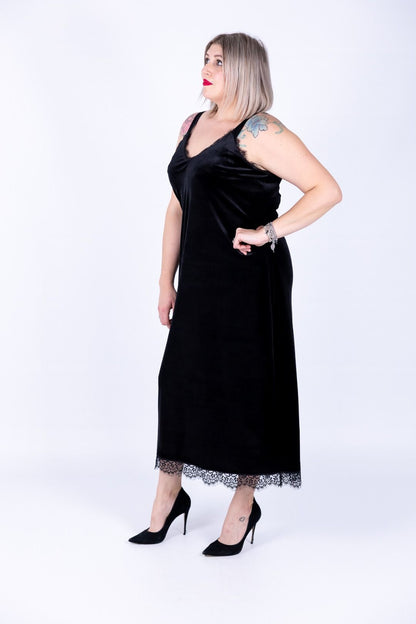 Susy Star - Abito lungo ciniglia