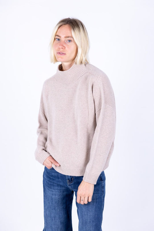 Nhoi Lab - Maglia ovetto con  collo cratere