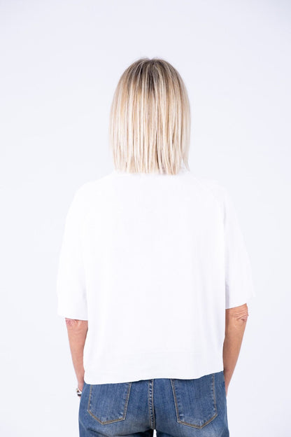 Novepuntouno - Maglia girocollo manica 3/4