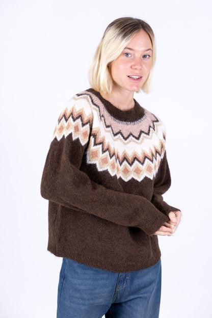 Susy Mix - Maglia jacquard lurex