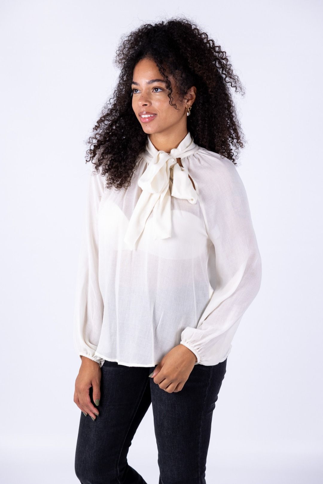 Susy Mix - Camicia con fiocco