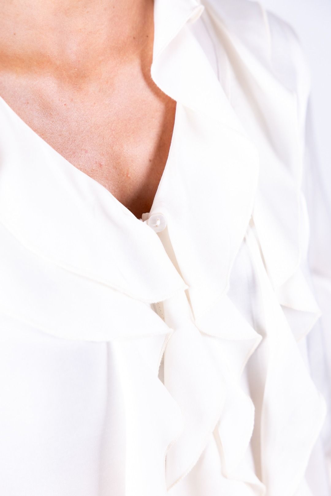 HaveOne - Camicia viscosa con Rouche