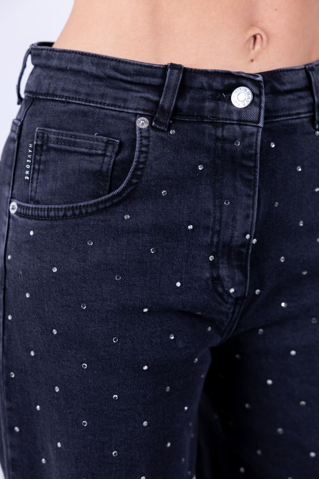 HaveOne - Jeans bella con strass