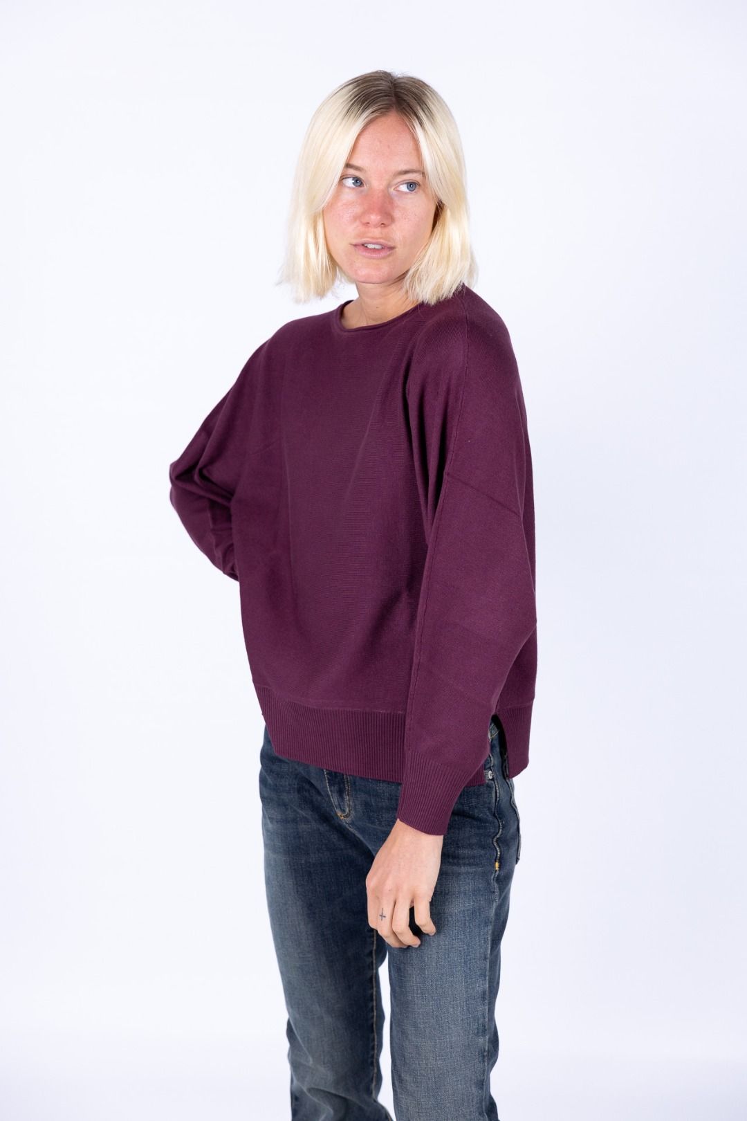 Ragno - Maglia viscosa collo barchetta