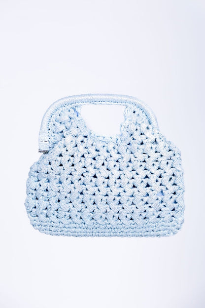 Gulp - Borsa intrecciata lurex