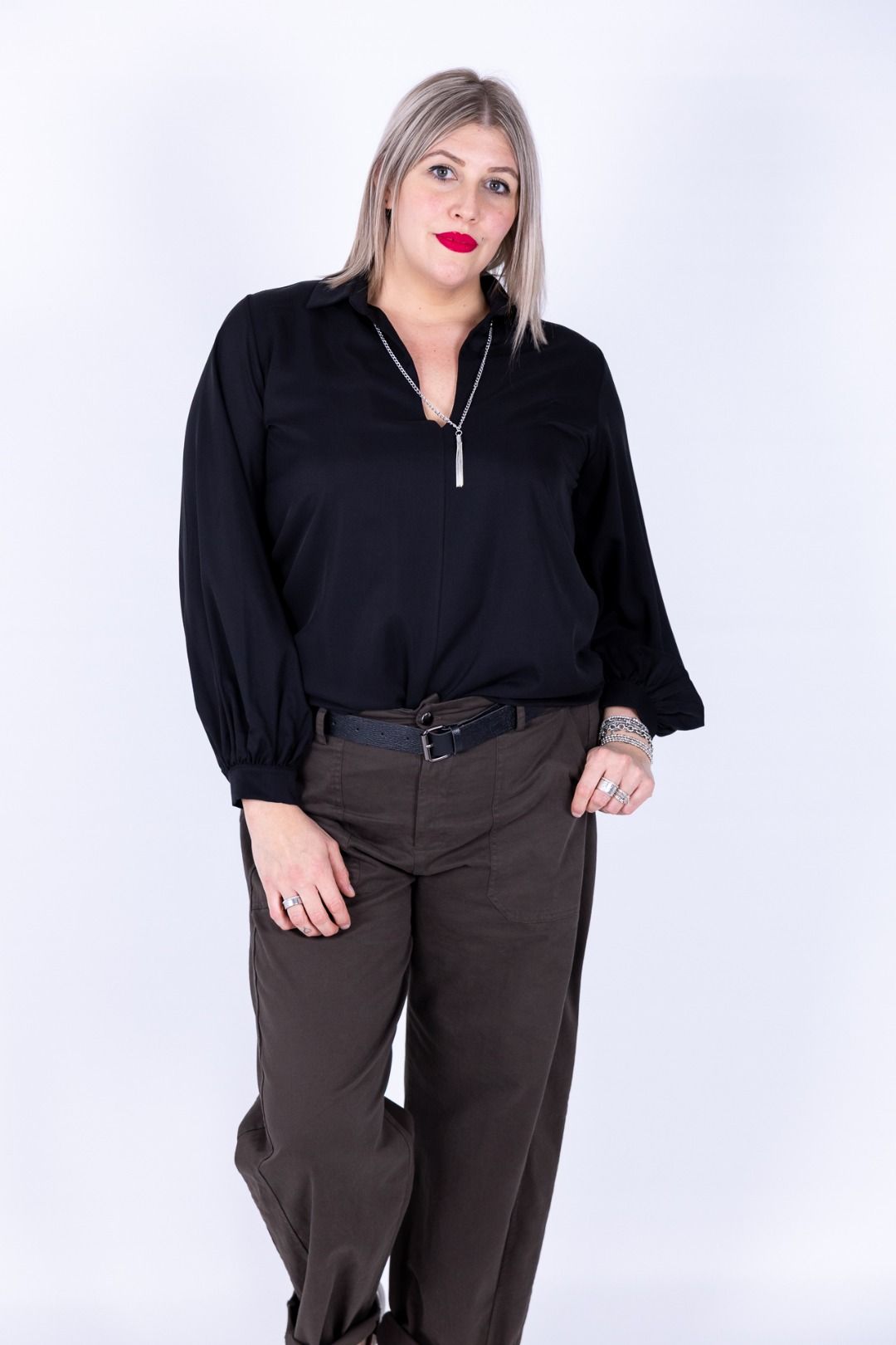 Susy Star - Blusa scollo V