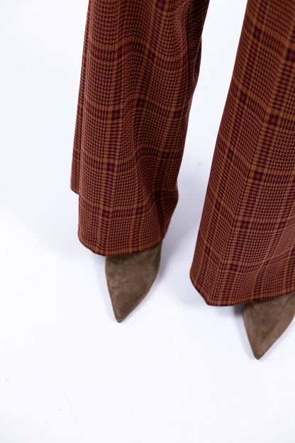 Surkana - Pantaloni ampi in jacquard