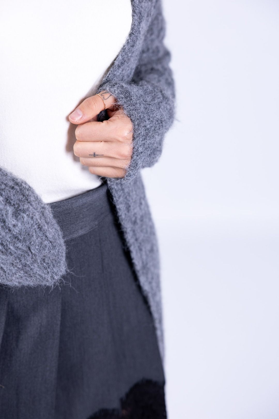 Susy Mix - Cardigan con treccia