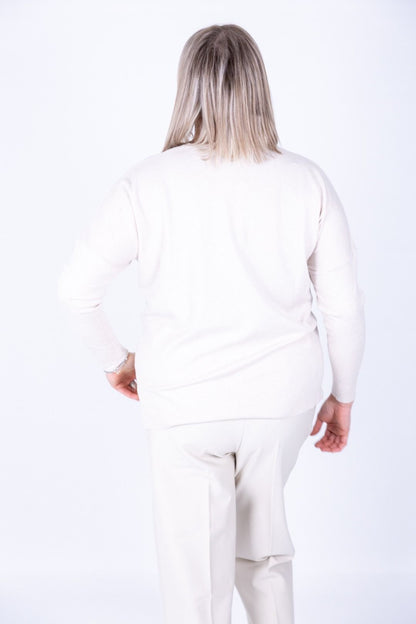 Dejavù - Maglia scollo a V con spacchetti