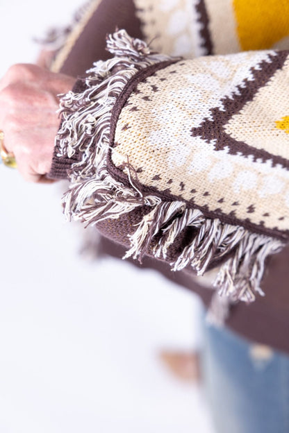 Tensione In - Cardigan rombi