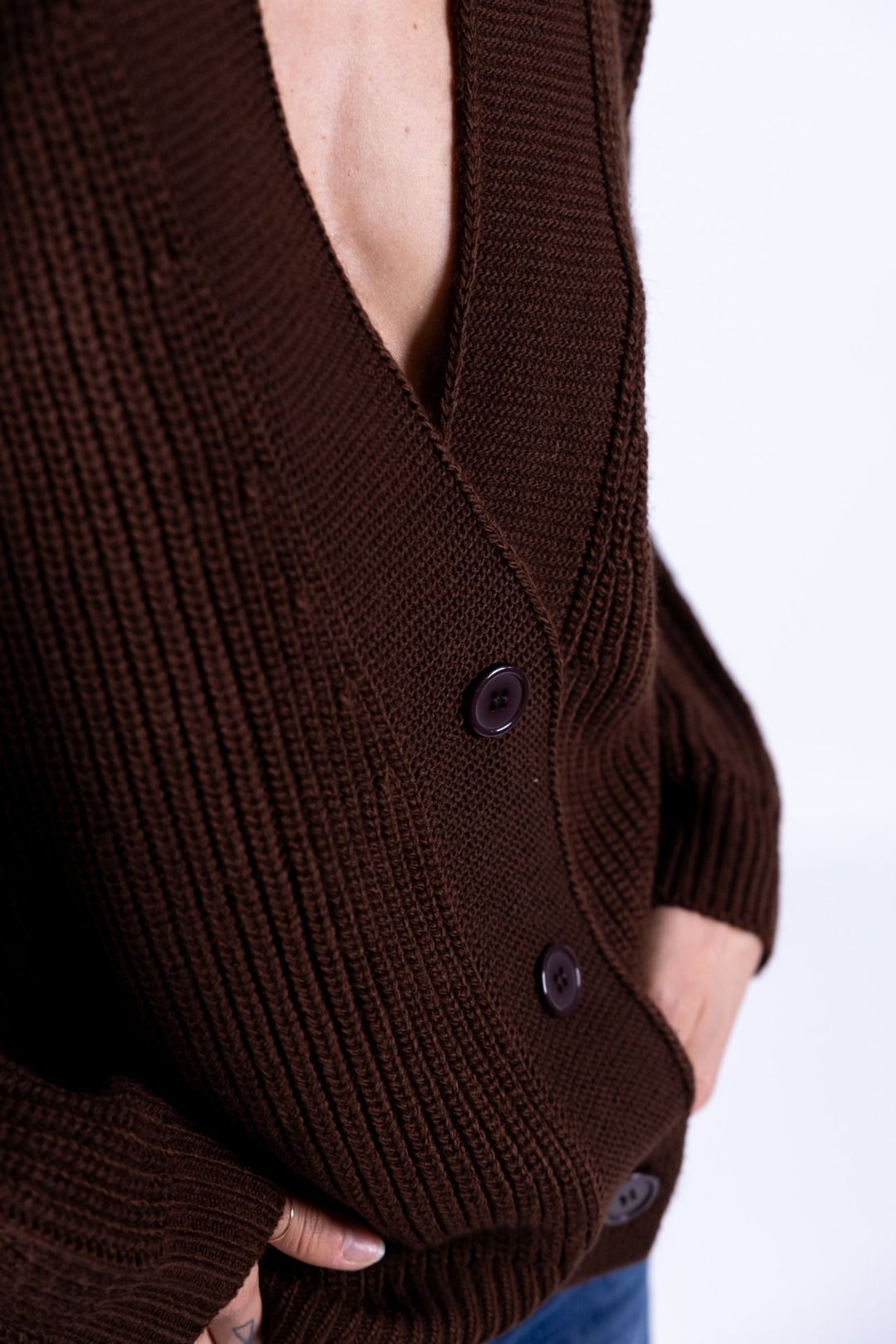 Susy Mix - Cardigan tre bottoni