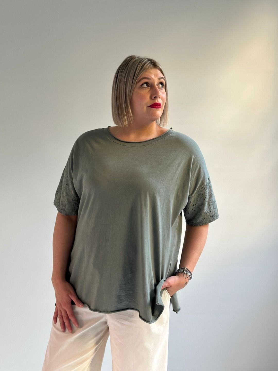 Susy Star - T-shirt Sangallo