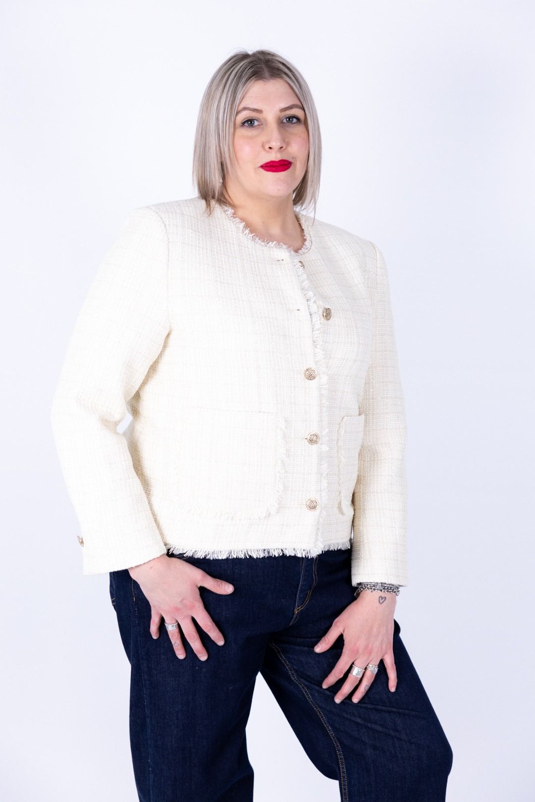 Ragno - Giacca Bouclė manica lunga C