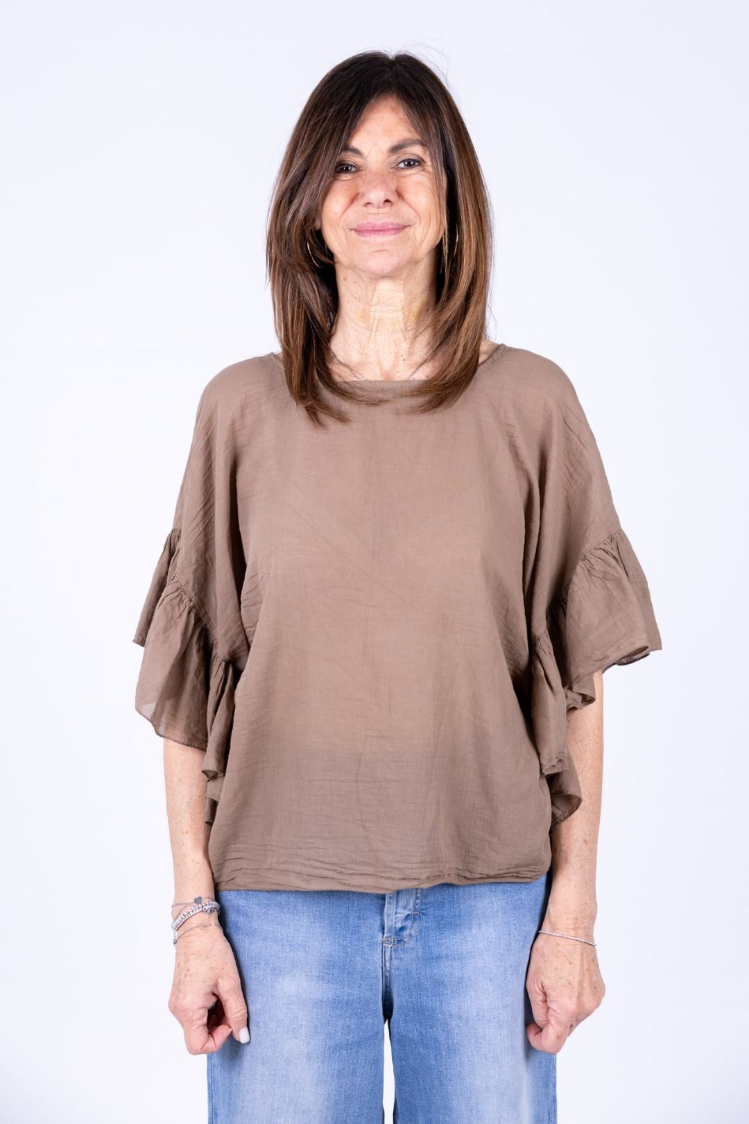 Novepuntouno - Camicina con voulant