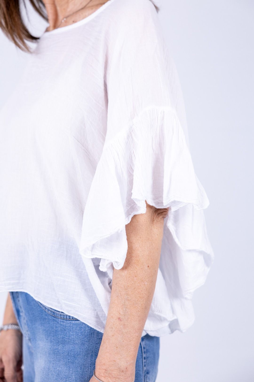 Novepuntouno - Camicina con voulant