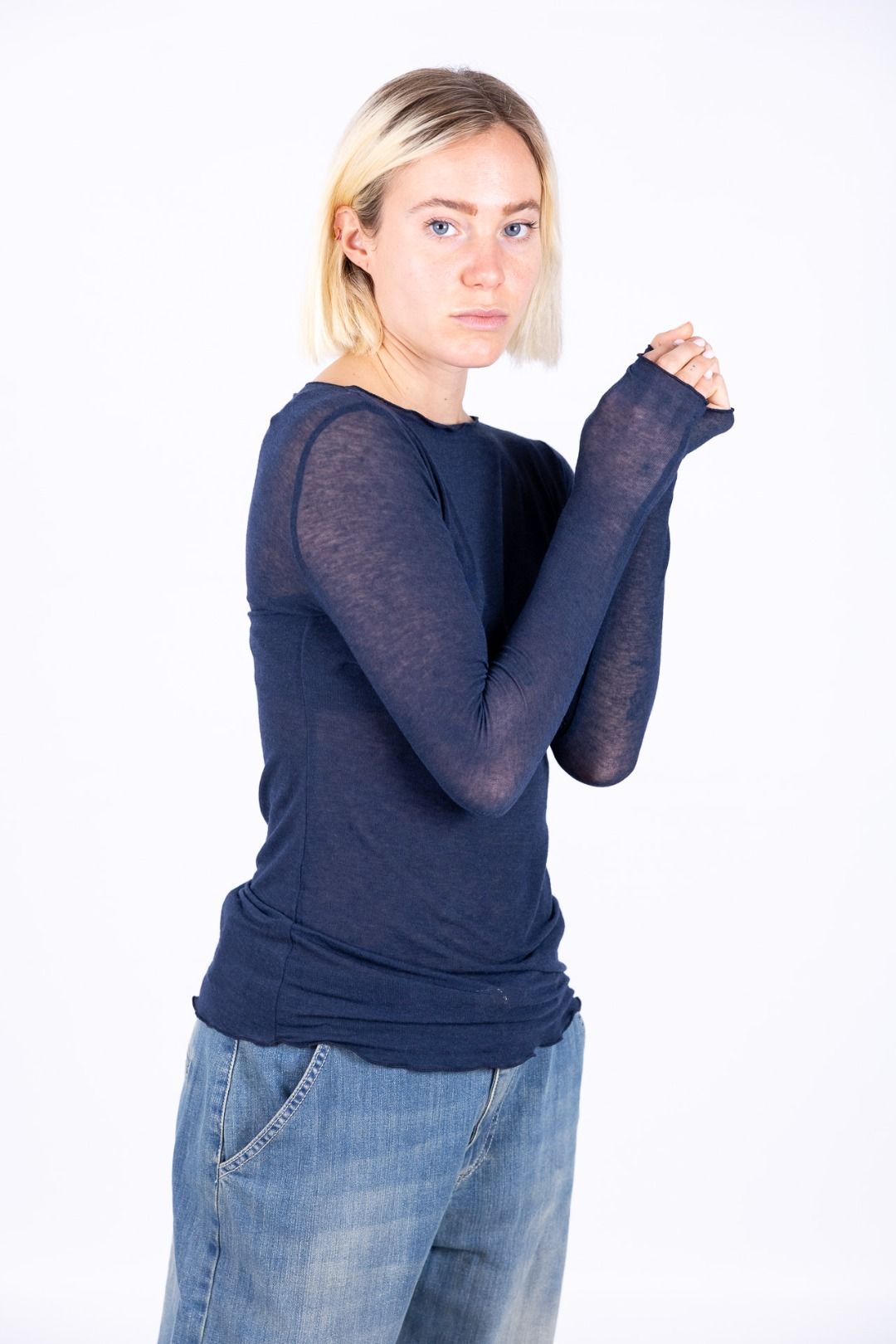 Tensione in - Maglia barca misto cachemire