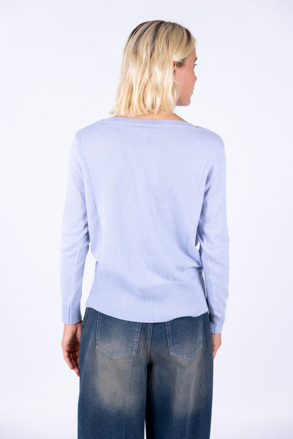 Bottega Artigiana - Maglia scollo barchetta spacchetto laterale