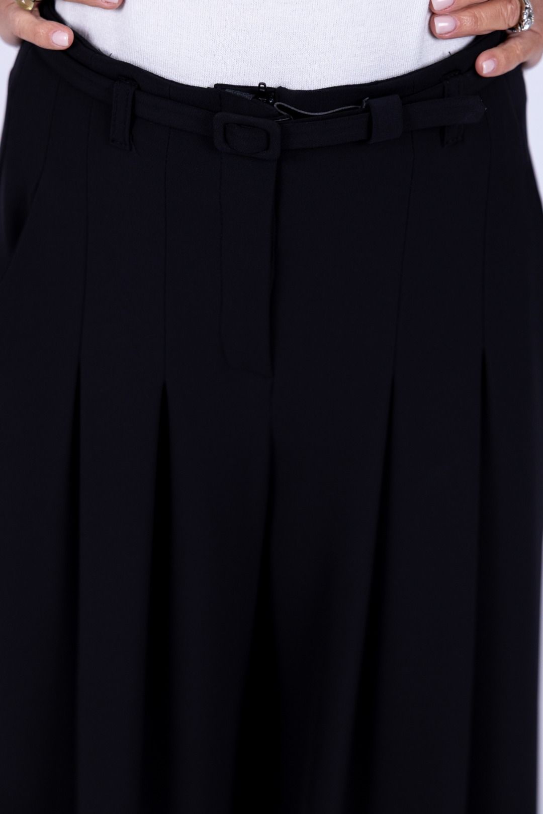 Imperial - Pantaloni palazzo con pence