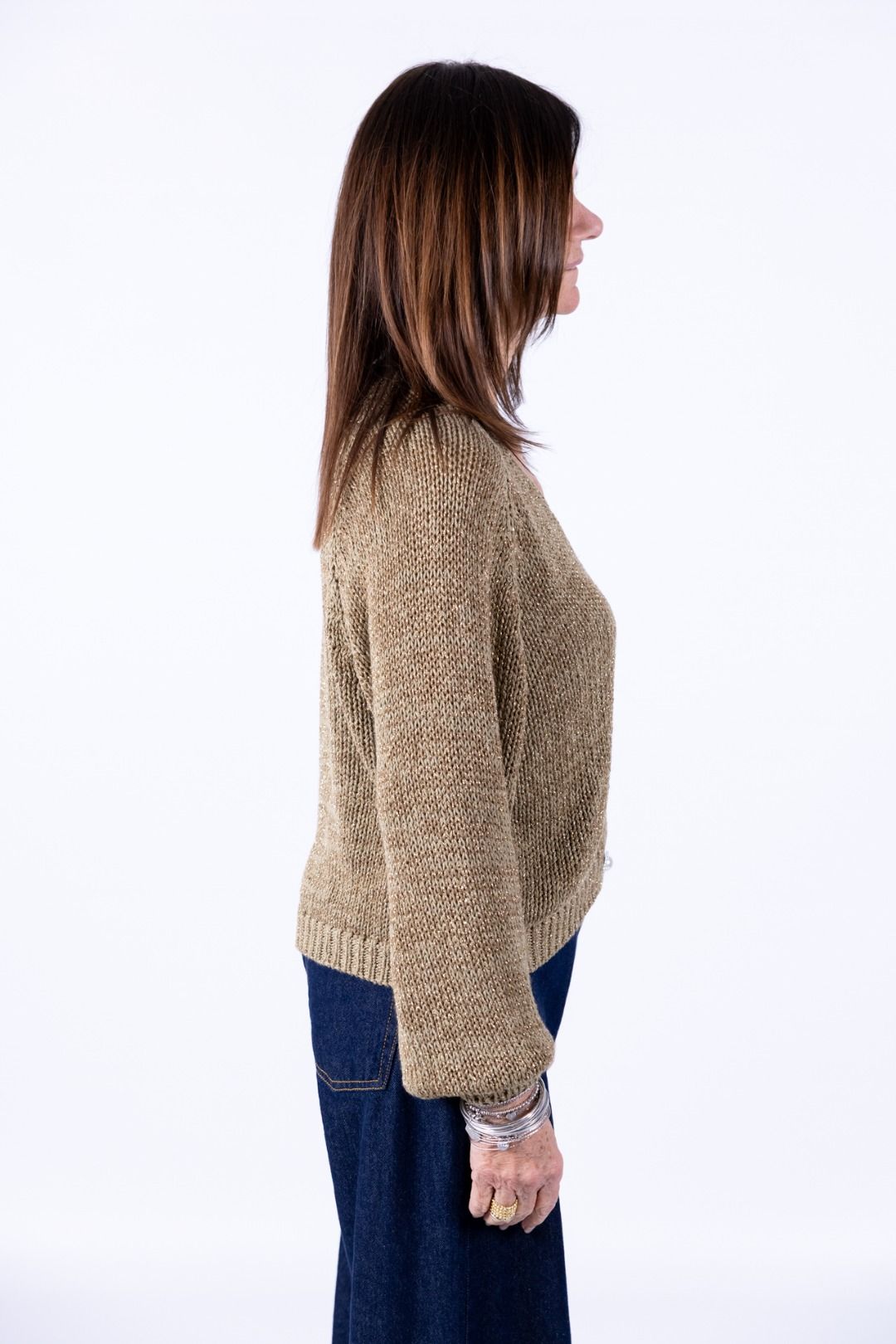 HaveOne - Cardigan bottone gioiello