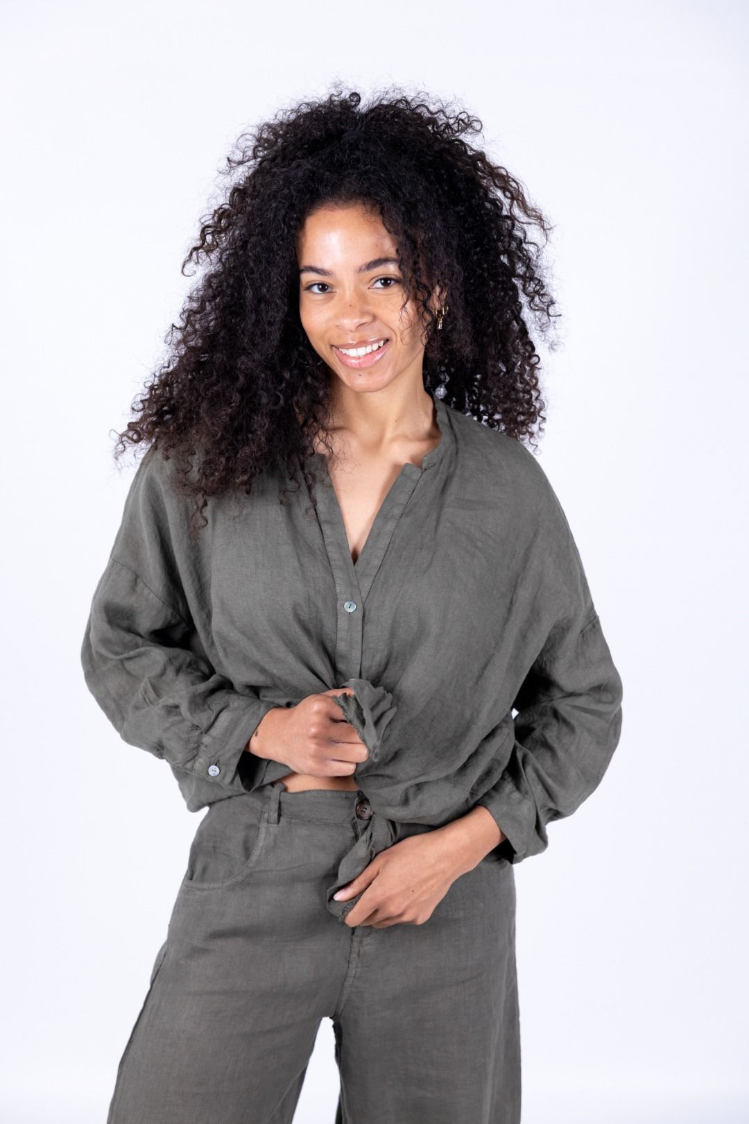 Tensione in -  Camicia in lino