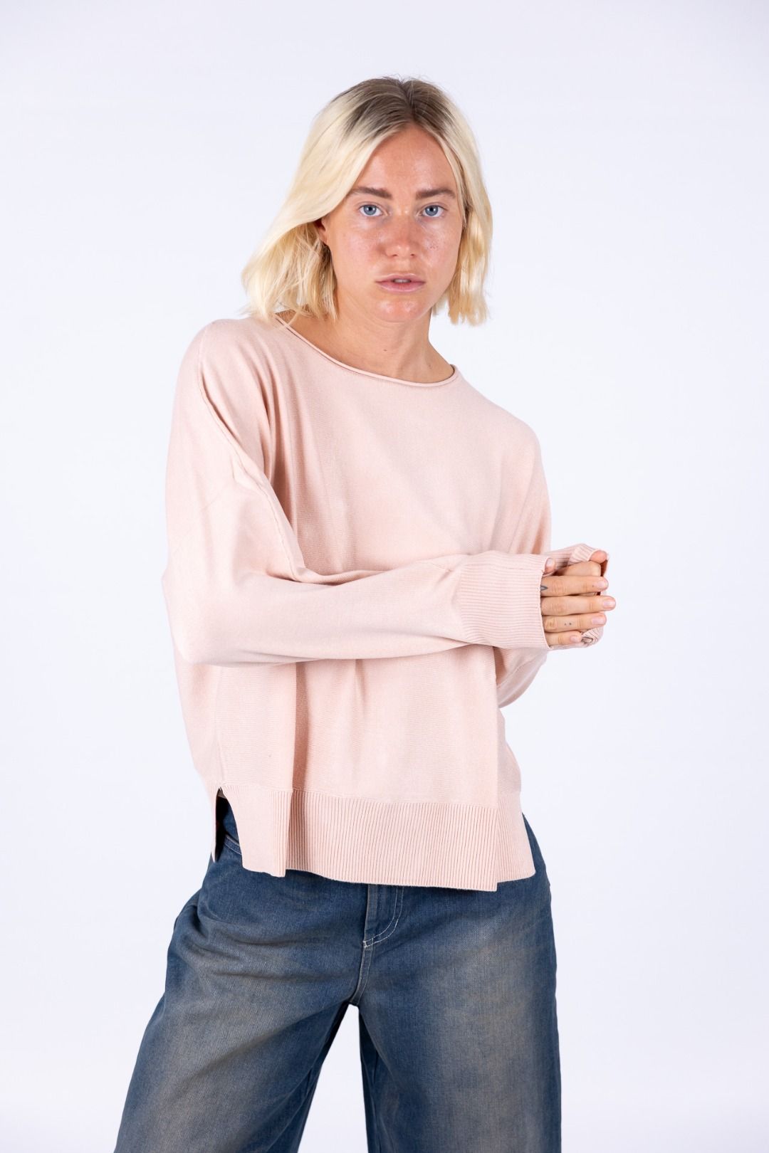 Ragno - Maglia viscosa collo barchetta